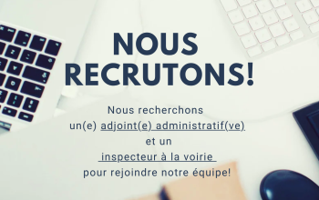 Votre municipalité recrute