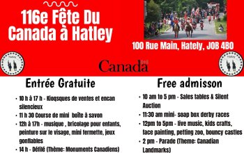 116e Fête du Canada à Hatley  116th Canada Day in Hatley